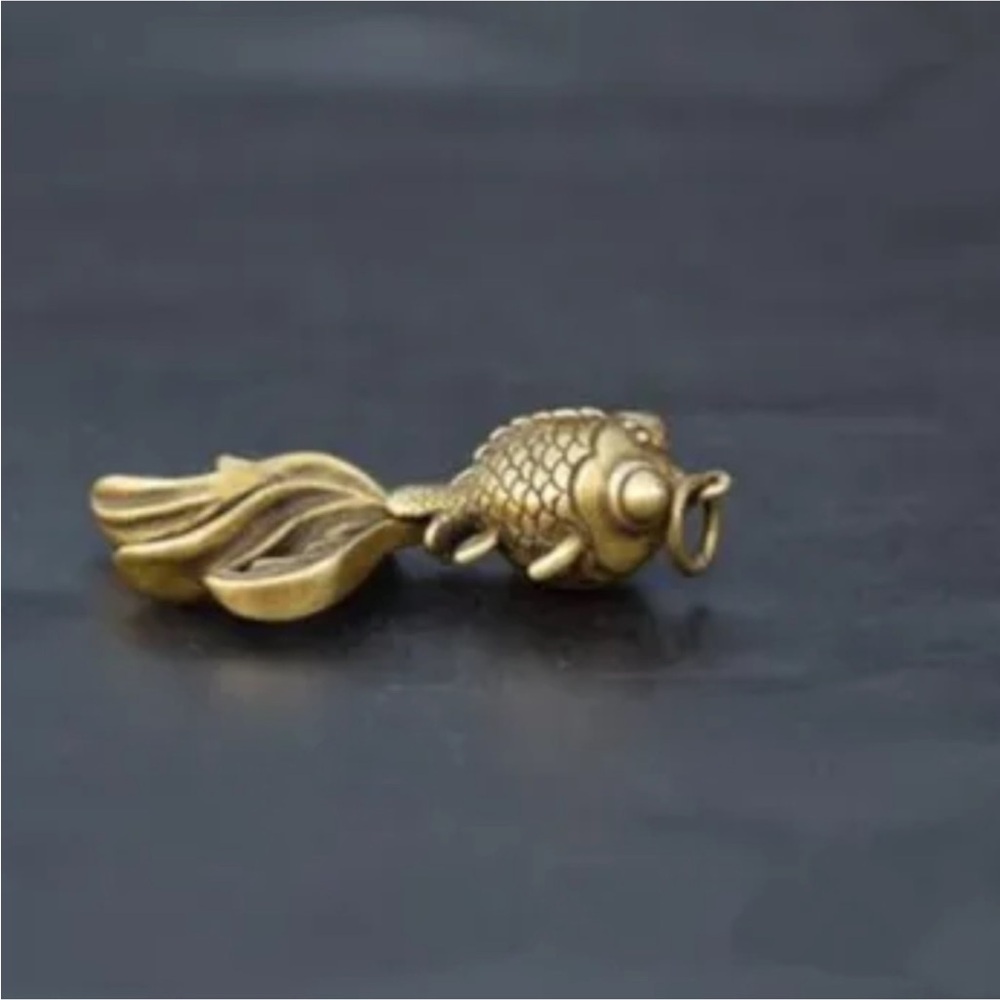 Brass Fish Pendant - Picture 2 of 7